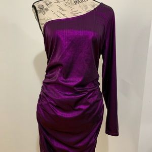 One shoulder mini dress